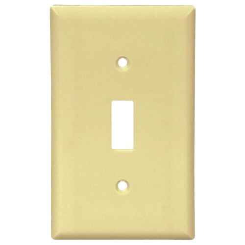 PLATE - SWITCH IVORY PLASTIC
