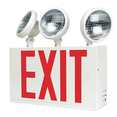 FIXTURE - EMERGENCY EXIT NYC LED 3-HEAD