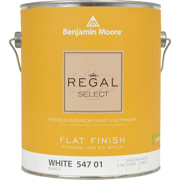 PAINT - BENJAMIN MOORE REGAL SELECT FLAT WHITE (1 GAL. 547-1X )