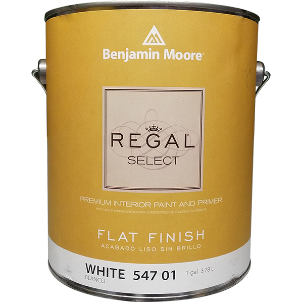 PAINT - BM REGAL FLAT WHITE GAL.