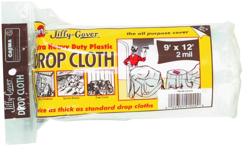 DROP CLOTH - POLY 2M 9 X 12 R