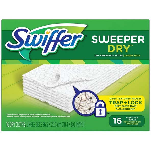 SWIFFER - DRY REFILL PAD PK/16