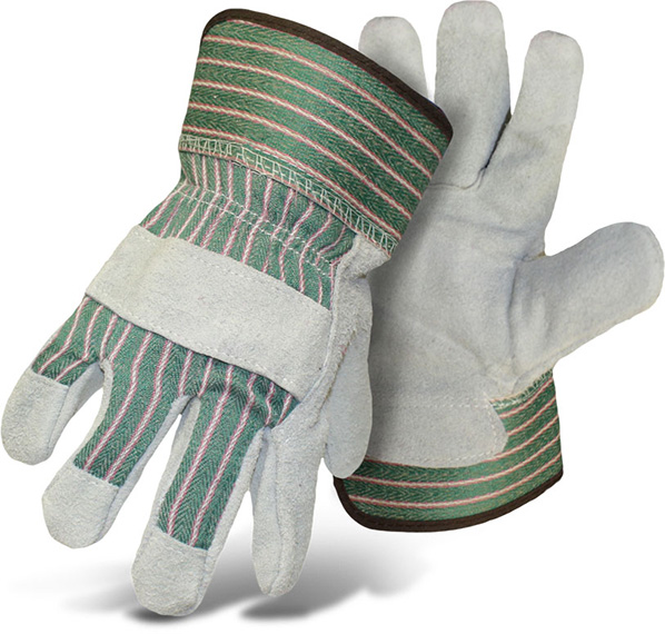 GLOVES - LEATHER PALM GAUNTLET