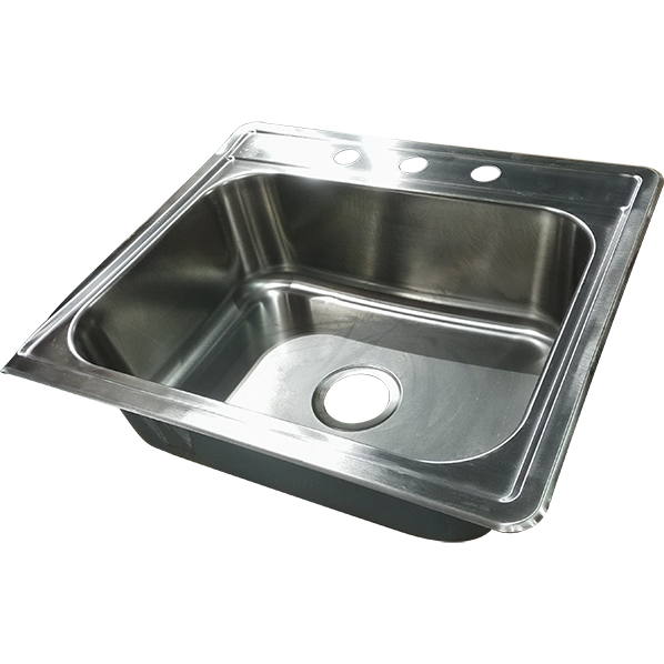 SINK BOWL - 25 X 22 DEEP 8" S/S