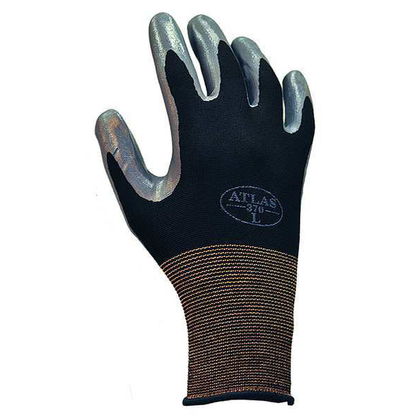 GLOVES - ATLAS BLACK/GRAY MEDIUM