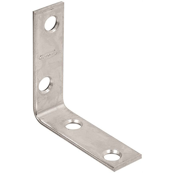 CORNER BRACE - 2" X 5/8" ZINC