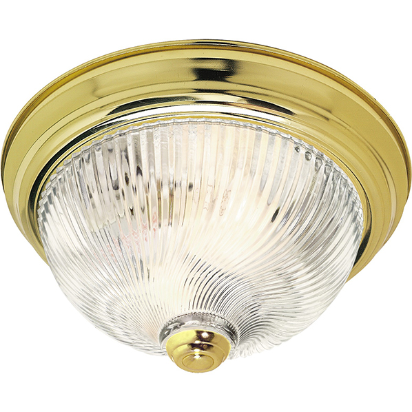 FIXTURE - 11" CRYSTAL BRASS