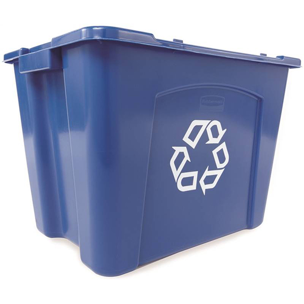 RECYCLE BIN - BLUE 14 GAL.