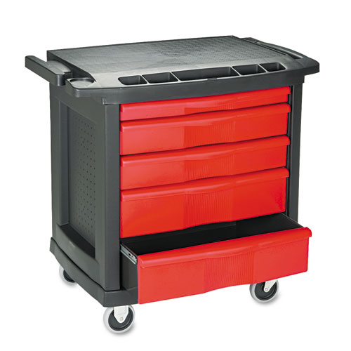 MOBILE TOOL CART - 5 DRAWER RUBBERMAID