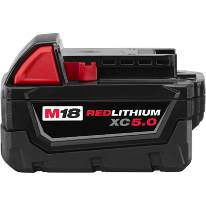 BATTERY - 18V MILWAUKEE RED 5.0