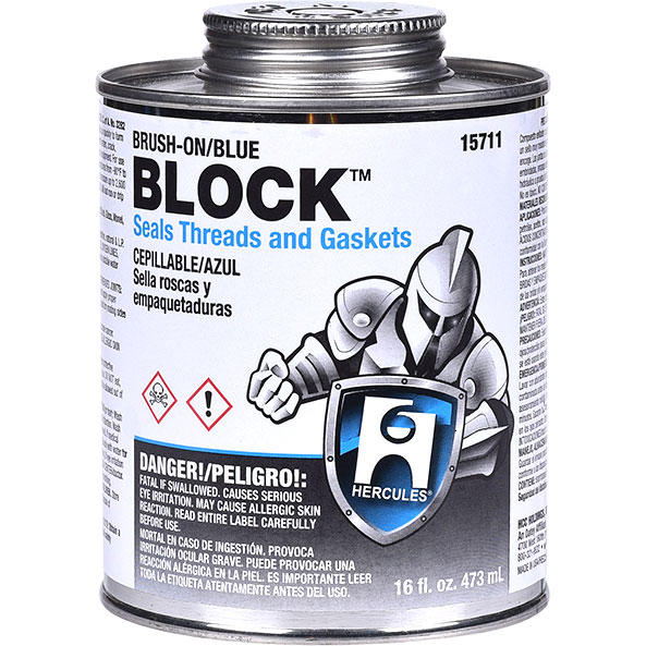 BLUE BLOCK THREAD SEALANT (16 OZ.)