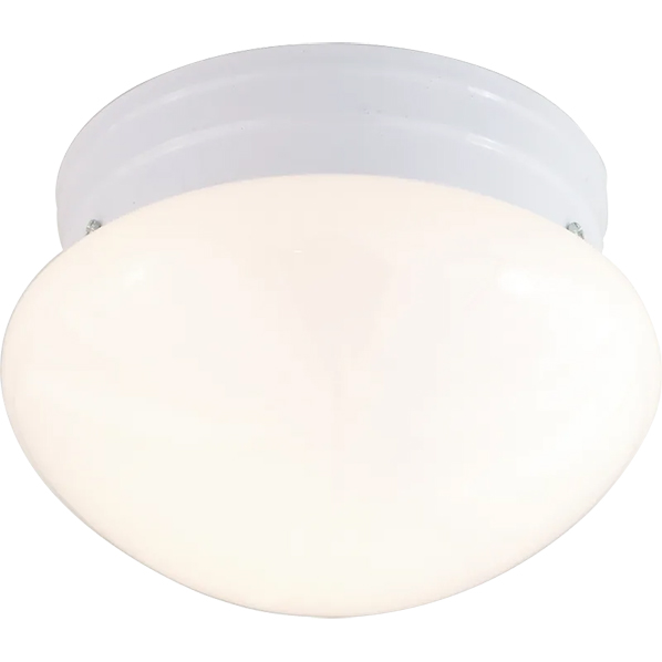 FIXTURE - MUSHROOM 9-1/2" WHITE