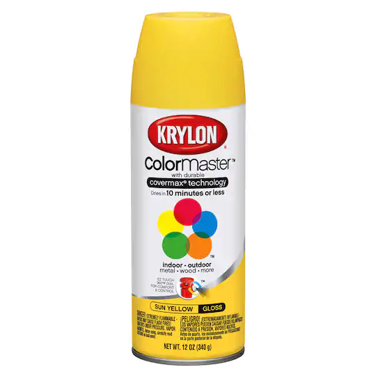 SPRAY PAINT - KRYLON SUN YELLOW