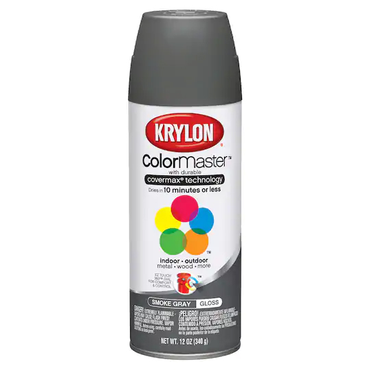 SPRAY PAINT - KRYLON SMOKE GRAY