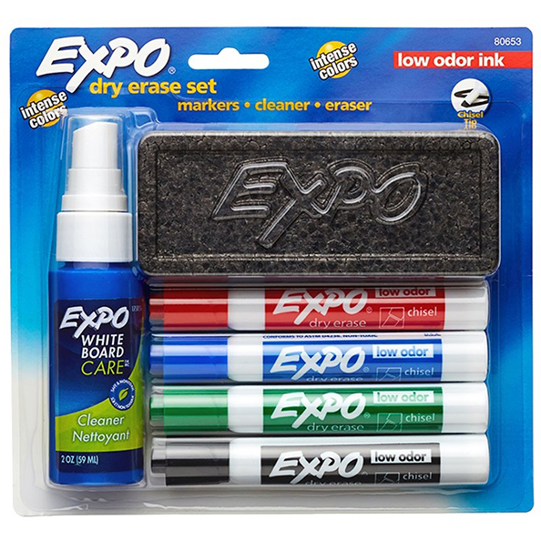 MARKER - DRY ERASE STARTER SET