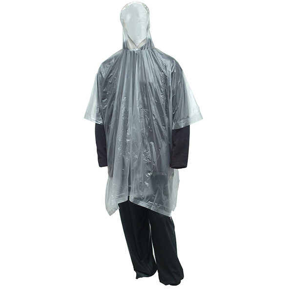 PONCHO - CLEAR PVC 1 SIZE