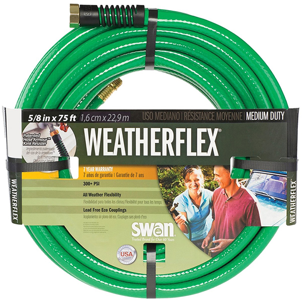 HOSE - 75' GREEN 5/8" HD IND