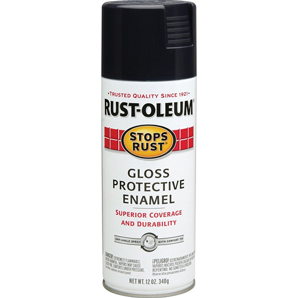 SPRAY PAINT - RUSTOLEUM GLOSSY BLACK