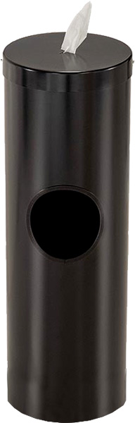 WIPES STAND - BLACK ALUMINUM HD INDUSTRIAL