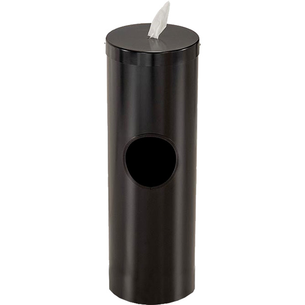 WIPES STAND - BLACK ALUMINUM HD INDUSTRIAL
