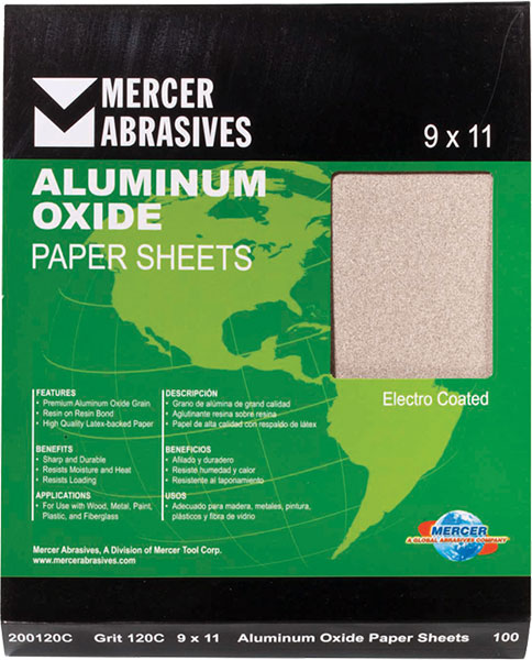 SANDPAPER - 36 GRIT SHEET 9X11