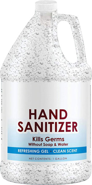 HAND SANITIZER GEL - GAL.