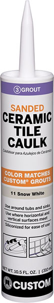 CAULK - SNOW WHITE GROUT