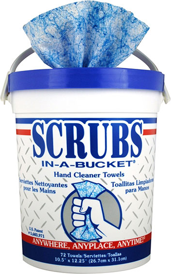 WIPES- SCRUBS BUCKET PK/72