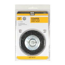 WIRE BRUSH - 3" COARSE WHEEL