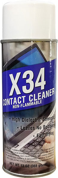 X34 - CONTACT CLEANER NON-FLAMMABLE