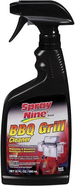 SPRAY NINE - BBQ CLEANER 22 OZ.