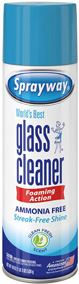 GLASS CLEANER - SPRAYWAY 19 OZ.