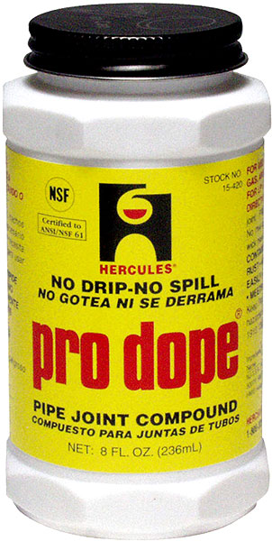 HURCULES PRO DOPE PIPE JOINT COMPOUND (8 OZ.)