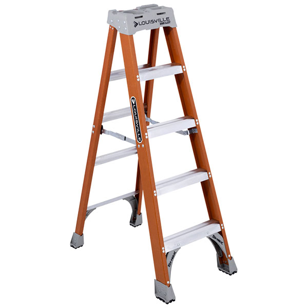 LADDER - FIBERGLASS 5' TYPE 1A ORANGE