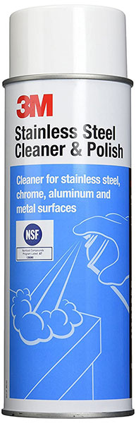 STAINLESS CLEANER - 3M 21 OZ.