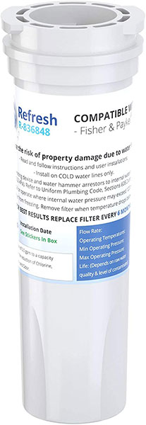 FILTER - REFRIGERATOR WATER/ICE