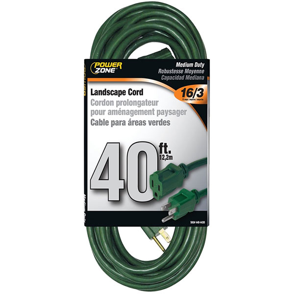 CORD - EXTENSION 40' GREEN