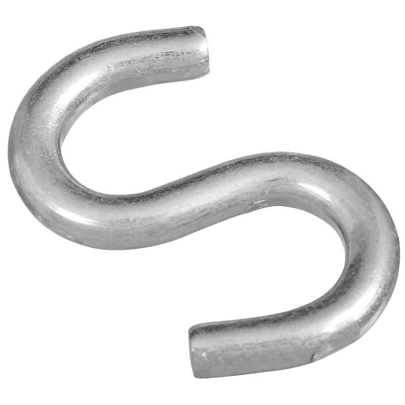 S HOOK - 2" ZINC