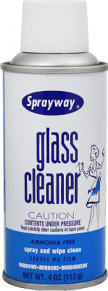 GLASS CLEANER - SPRAYWAY 4 OZ.