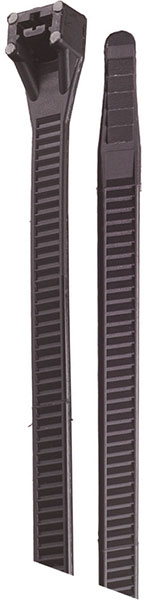 CABLE TIES - 18" BLACK PK/10