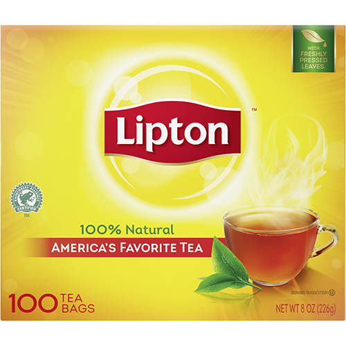 TEA BAGS - LIPTON 100CT