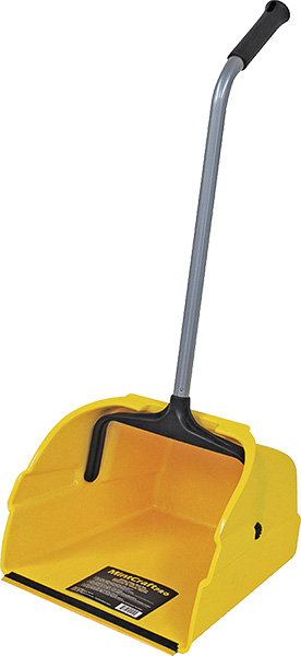 DUST PAN - JUMBO W/HANDLE YELLOW