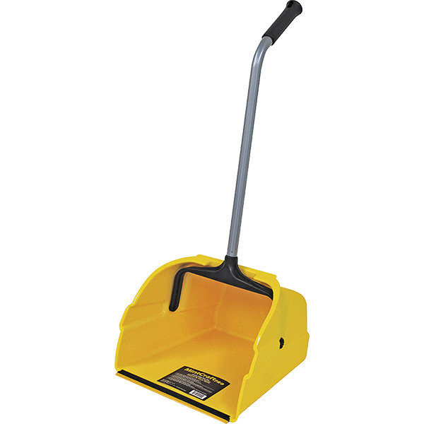 DUST PAN - JUMBO W/HANDLE YELLOW