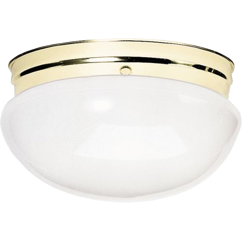 FIXTURE - MUSHROOM 10" BRASS