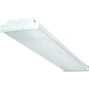 FIXTURE - 32W T8 2 BULB 4' W/CVR