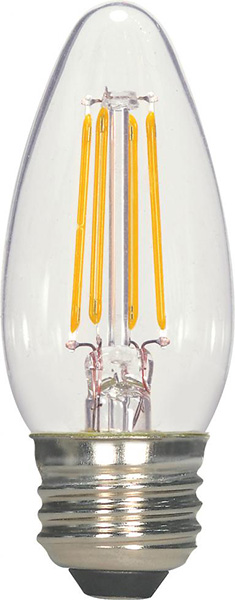 BULB - 4.5W LED TORP CLEAR MED