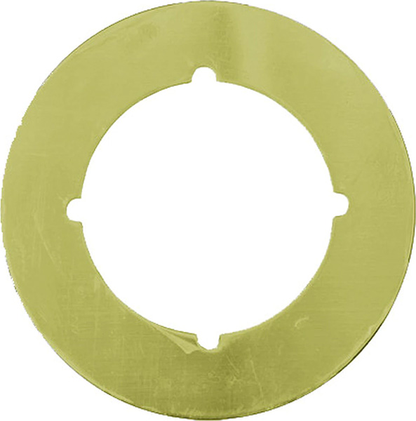 SCAR PLATE - 3 1/2" BRASS