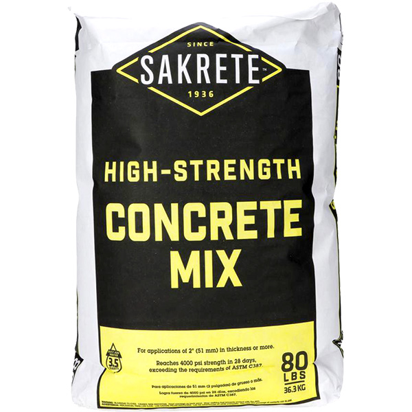 CONCRETE MIX - 80 LB HI STRENGTH