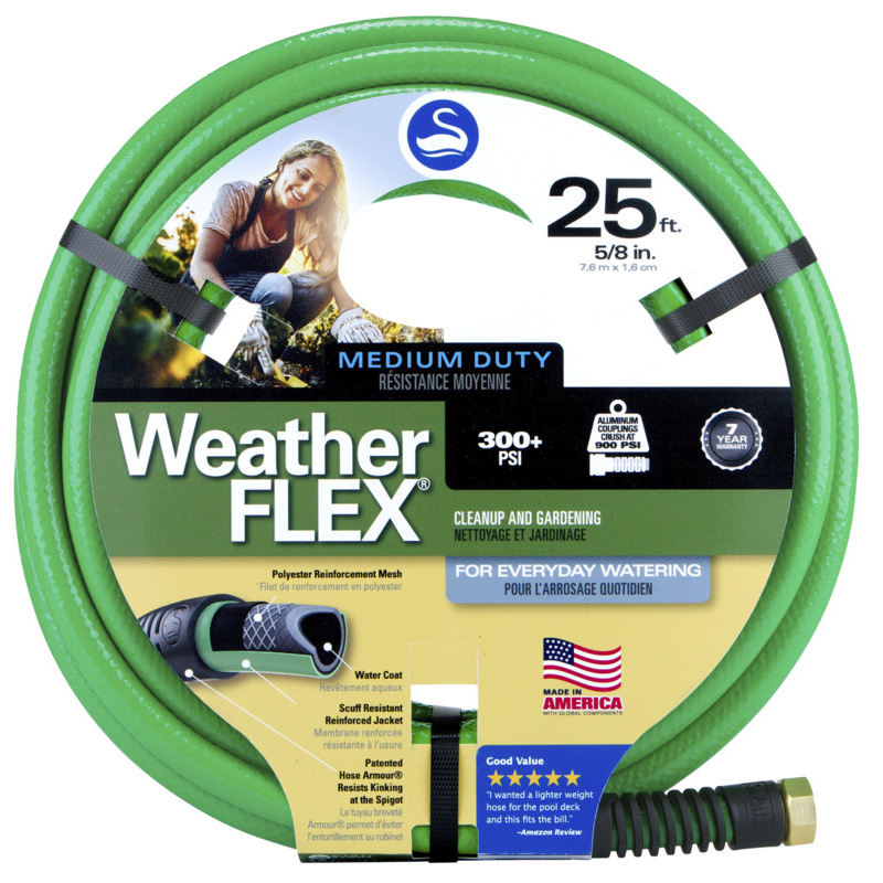 HOSE - 25' GREEN 5/8" HD PROFESSIONAL