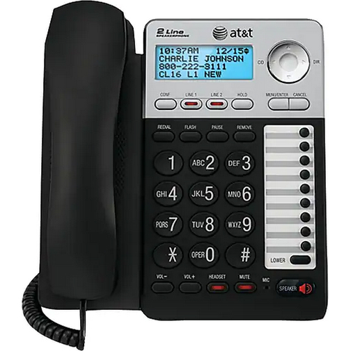 PHONE - 2 LINE CORDED W/ SPEAKER